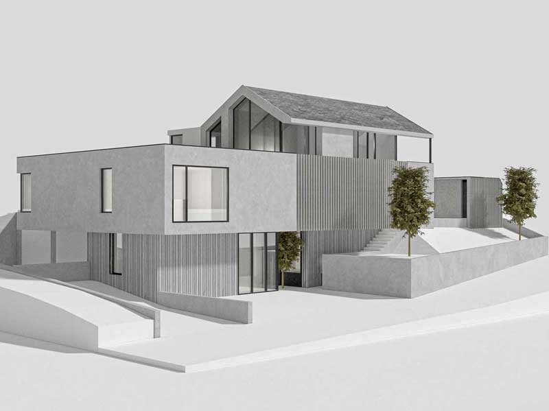 Visualisierung Einfamilienhaus | Architektur SNOW Innsbruck