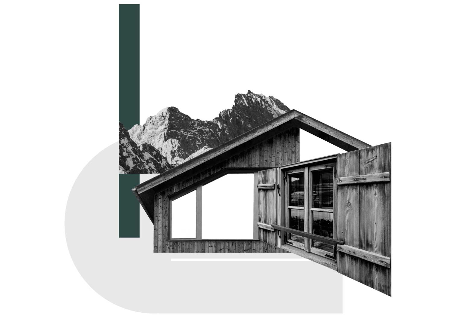 Grafik für Realisierungen von Architektenhäuser | Architekturbüro Innsbruck und Klagenfurt