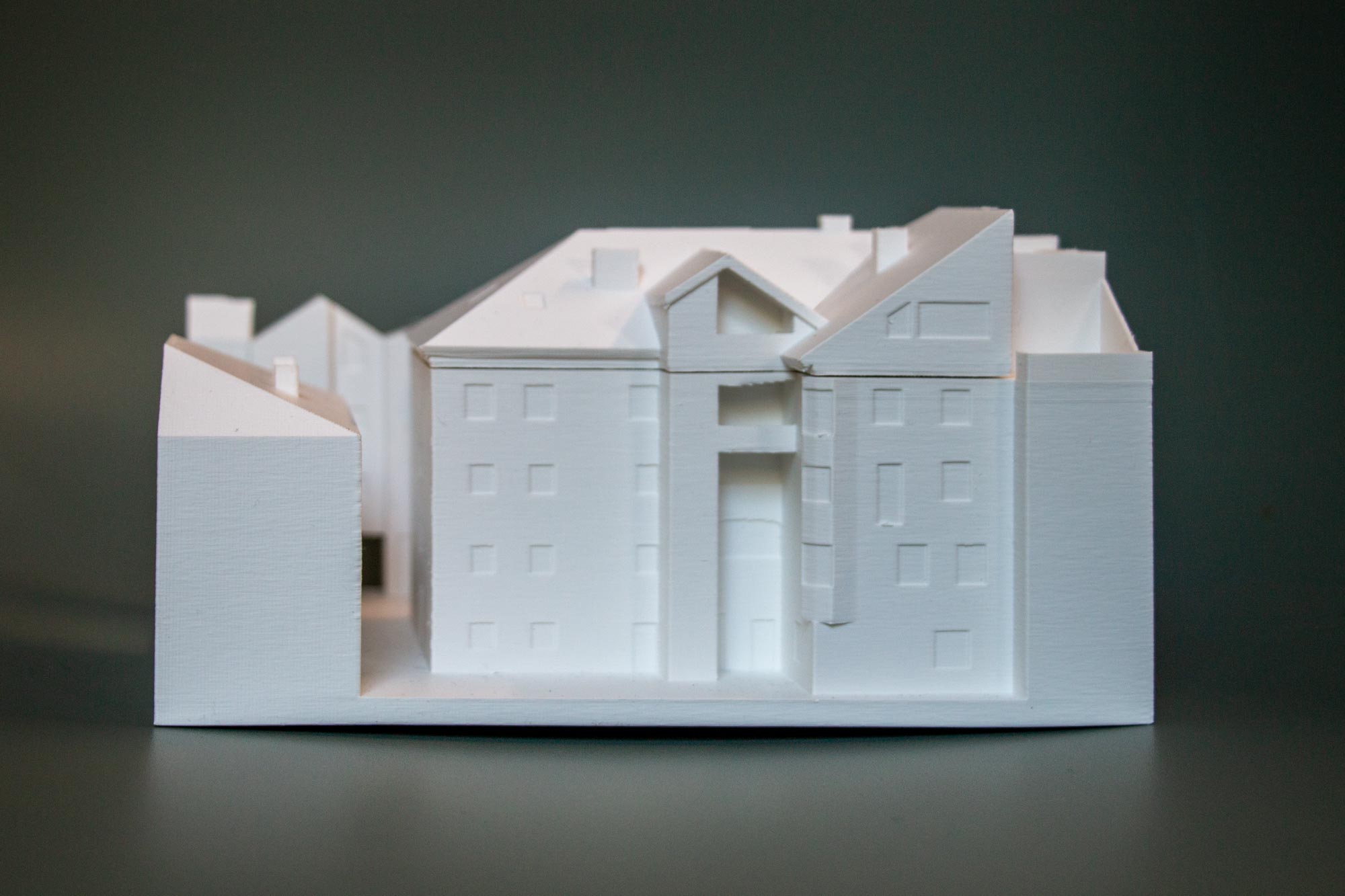 Abteilung Architektur - Einfaches Model Ansicht Frontal Vorne - Architekt:innen aus Kärnten und Innsbruck